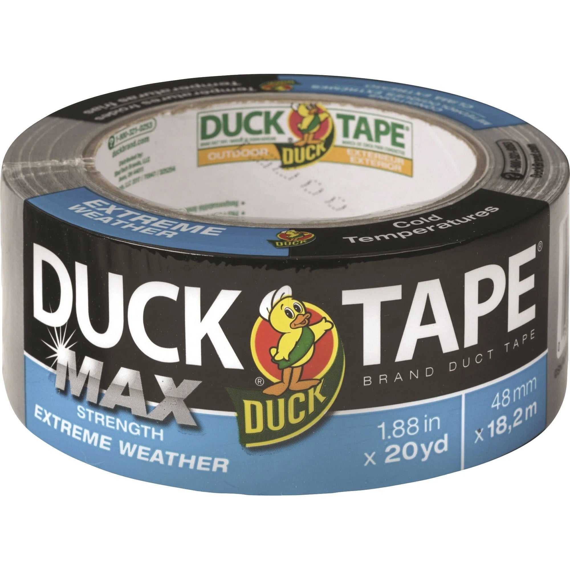Duck MAX Strength Weather Duct Tape - 20 yd x 1.88’’ - Silver