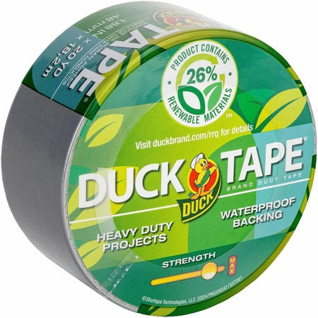 Duck Silver Cloth Tape - 20 yd x 1.88’’ - Waterproof for Indoor & Outdoor - Duct