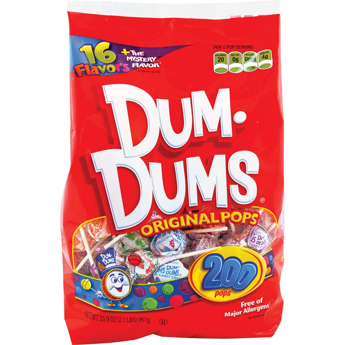 Dum Dum Pops Original Candy - 2000