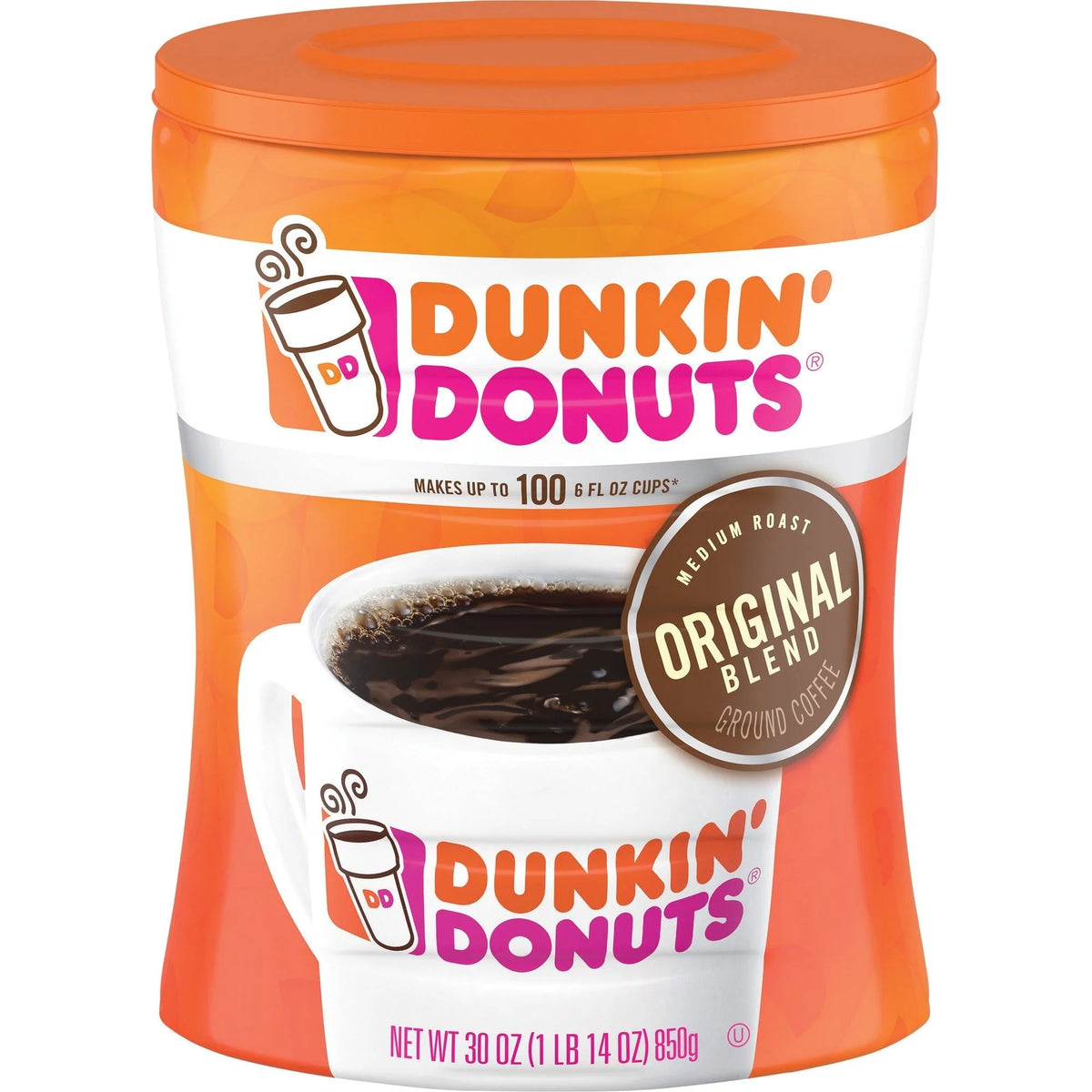 Dunkin’ Donuts Original Blend Coffee - Medium - 30 oz - 4 / Carton