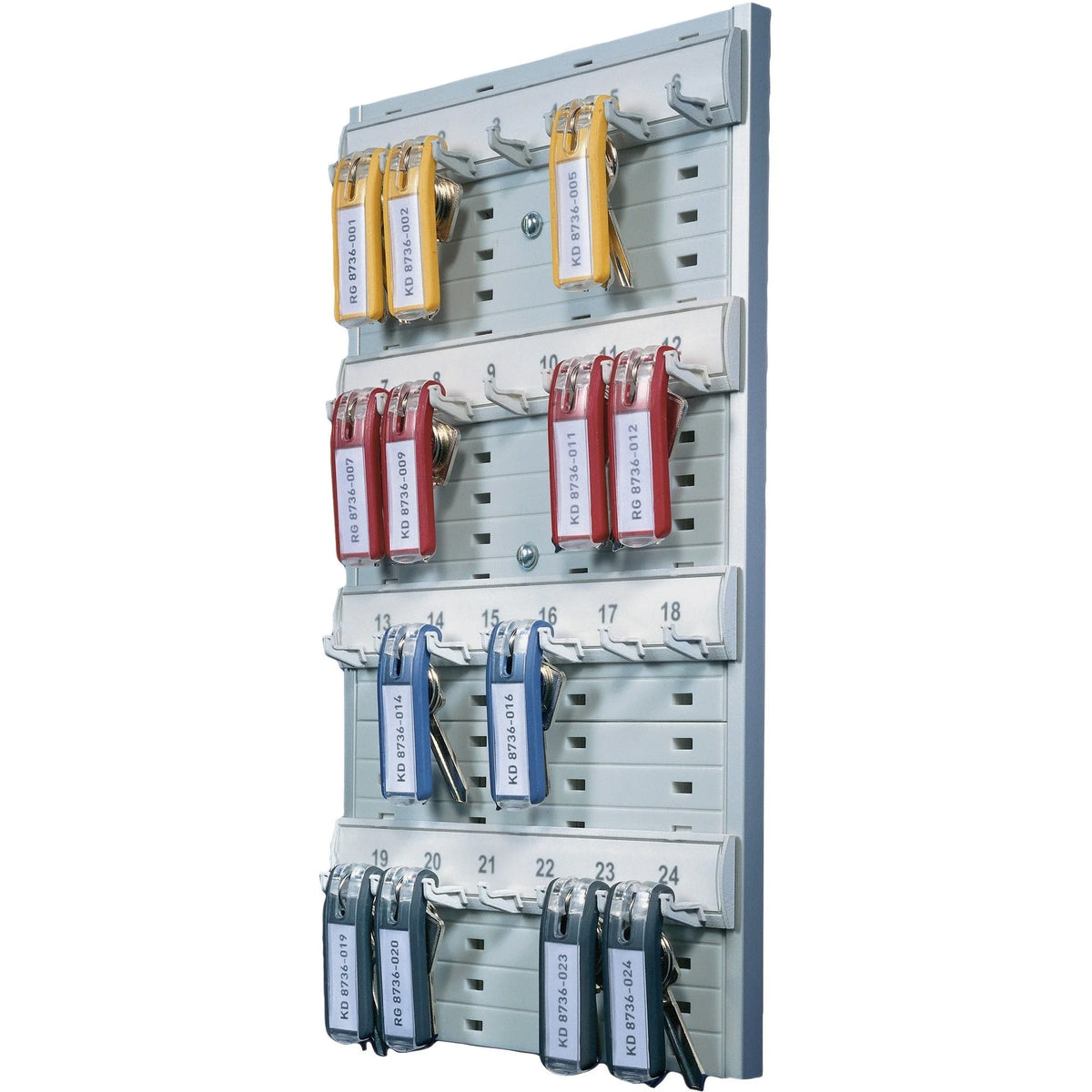DURABLE 24-Capacity Key Board - Organize Keys Efficiently - Boxes & Storage