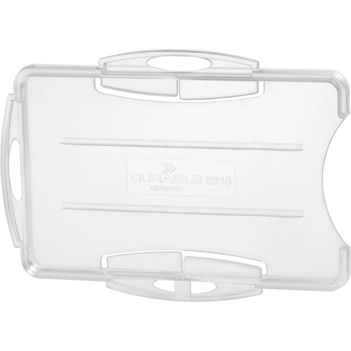 DURABLE 8218/8267 ID Card Holder - Transparent 10/Box - Badges & Supplies