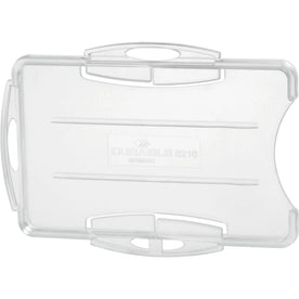 DURABLE 8218/8267 ID Card Holder - Transparent 10/Box - Badges & Supplies