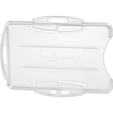 DURABLE 8218/8267 ID Card Holder - Transparent 10/Box - Badges & Supplies