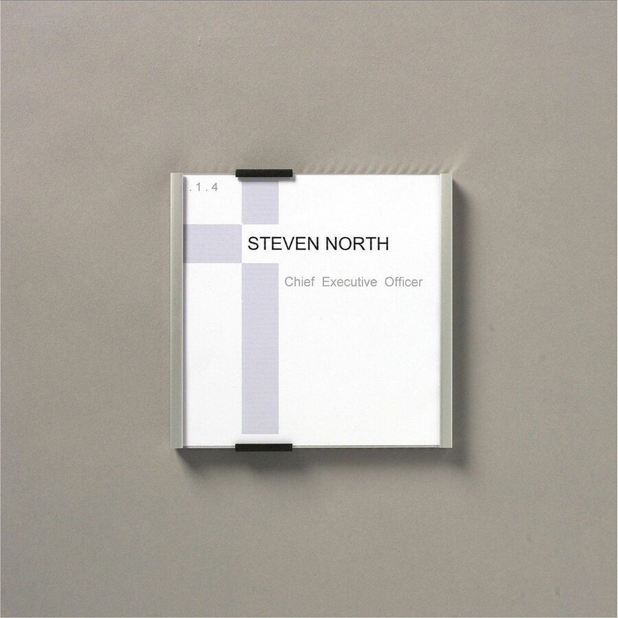 DURABLE Aluminum/Acrylic Information Sign Panel - Front