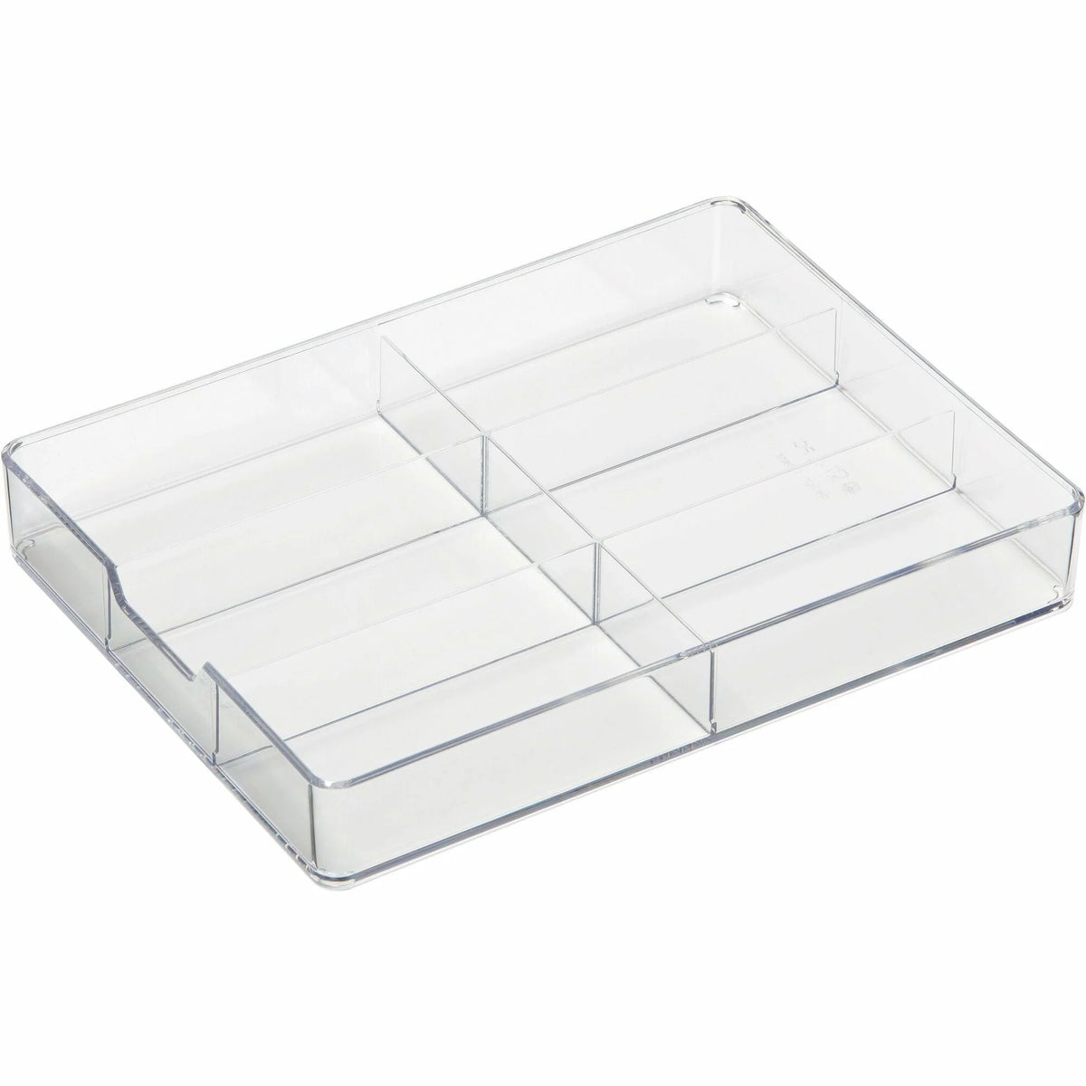 DURABLE COFFEE POINT Caddy - 4 Compartment(s) - Easy to Clean - Transparent - 1 Each - Breakroom Organizers