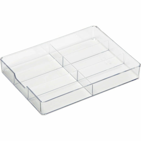 DURABLE COFFEE POINT Caddy - 4 Compartment(s) - Easy to Clean - Transparent - 1 Each - Breakroom Organizers