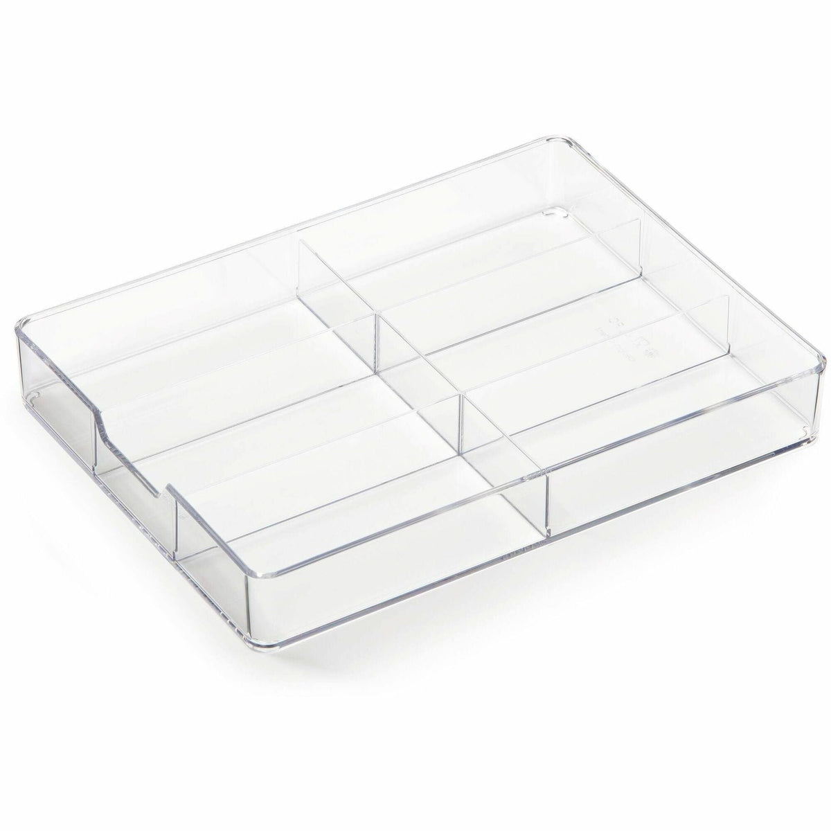 DURABLE COFFEE POINT Caddy - 4 Compartment(s) - Easy to Clean - Transparent - 1 Each - Breakroom Organizers