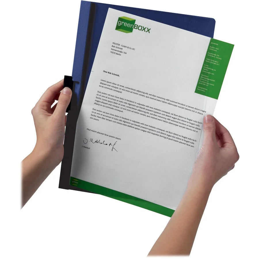 DURABLE DURACLIP Letter Report Cover: 8 1/2’’ x 11’’ 60 Sheets Capacity - Covers