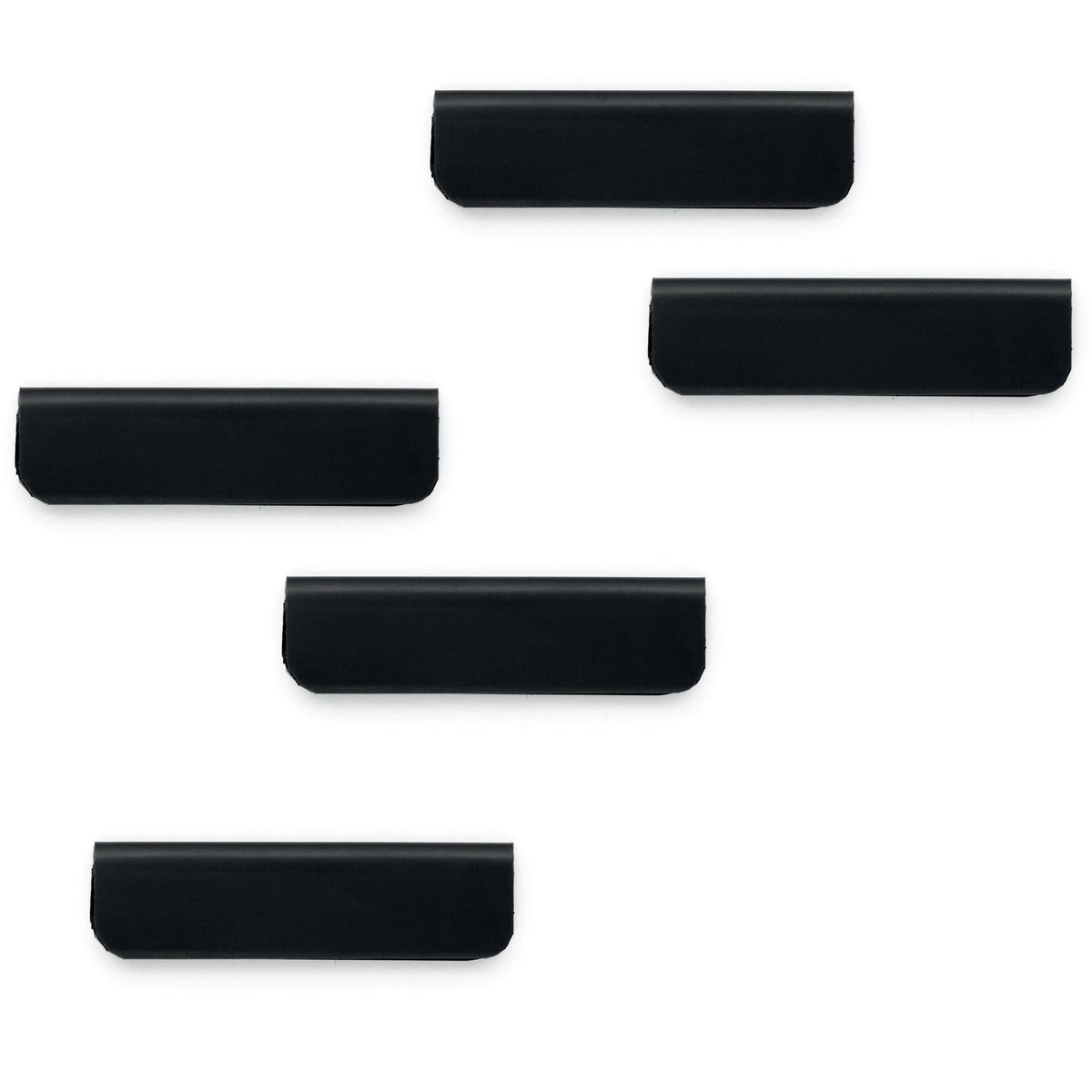 DURABLE DURAFIX Clip: 2.4’’ Width for Notes Doors Glass - Black (10/Pack) - Paper Clips