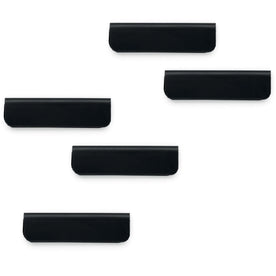 DURABLE DURAFIX Clip: 2.4’’ Width for Notes Doors Glass - Black (10/Pack) - Paper Clips