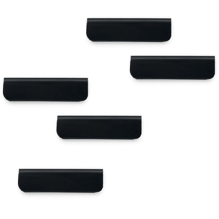 DURABLE DURAFIX Clip: 2.4’’ Width for Notes Doors Glass - Black (10/Pack) - Paper Clips