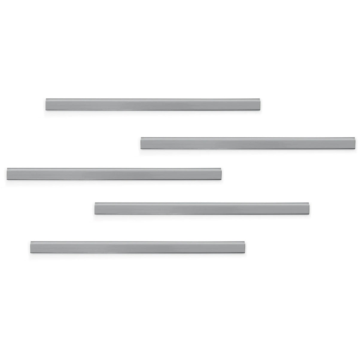 DURABLE DURAFIX Rail: Silver Pack of 5 - Sturdy and Stylish Solution - Bulletin Boards