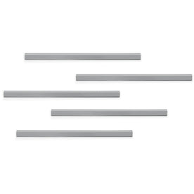 DURABLE DURAFIX Rail: Silver Pack of 5 - Sturdy and Stylish Solution - Bulletin Boards