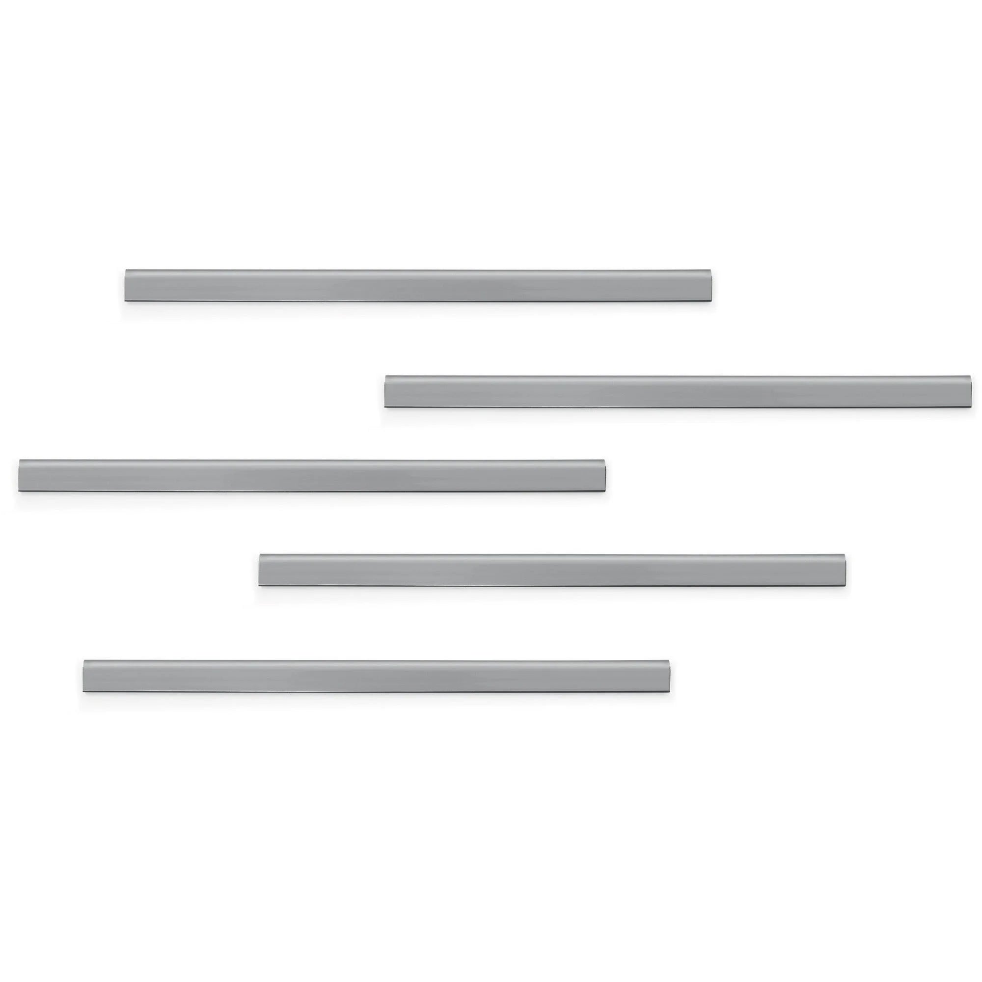 DURABLE DURAFIX Rail: Silver Pack of 5 - Sturdy and Stylish Solution - Bulletin Boards