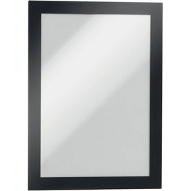 DURABLE Duraframe Half Letter Frames - Self-adhesive & Magnetic - Black (2/Pack) - Signs Nameplates