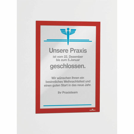 DURABLE Duraframe Magnetic Self-adhesive Frame - Front