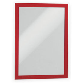 DURABLE Duraframe Magnetic Self-adhesive Frame - Red 8.50’’ x 11’’ - Dual-sided - Signs & Nameplates