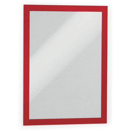DURABLE Duraframe Magnetic Self-adhesive Frame - Red 8.50’’ x 11’’ - Dual-sided - Signs & Nameplates