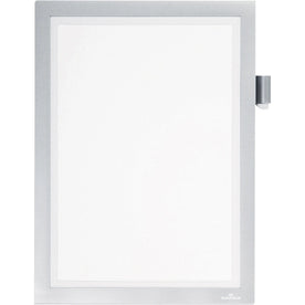 DURABLE DURAFRAME Silver PVC Frame for 8.5’’ x 11’’ Media - Signs & Nameplates