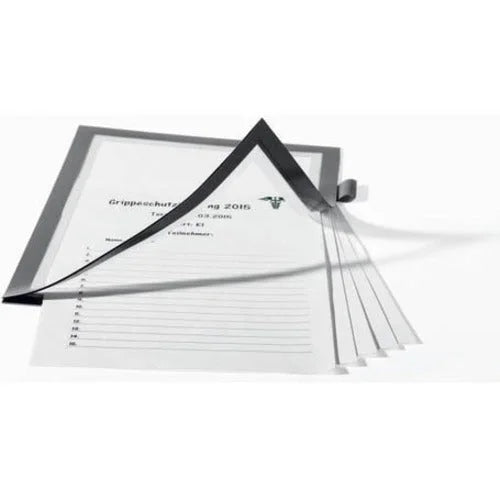 DURABLE DURAFRAME Silver PVC Frame for 8.5’’ x 11’’ Media - Signs & Nameplates