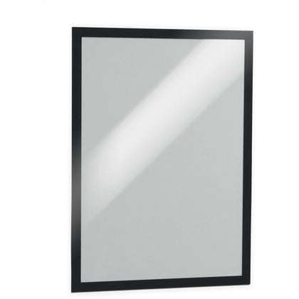 DURABLE Duraframe Tabloid 11x17 Frame: Self-adhesive Magnetic Dual-sided - Black (2/Pack) - Signs & Nameplates