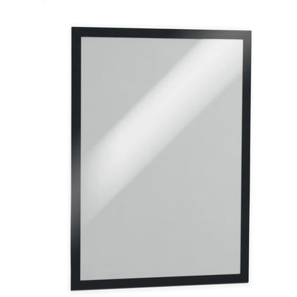 DURABLE Duraframe Tabloid 11x17 Frame: Self-adhesive Magnetic Dual-sided - Black (2/Pack) - Signs & Nameplates