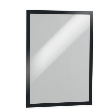 DURABLE Duraframe Tabloid 11x17 Frame: Self-adhesive Magnetic Dual-sided - Black (2/Pack) - Signs & Nameplates