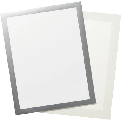 DURABLE Duraframe Tabloid Adhesive Frames - Magnetic Silver - 11’’ x 17’’ - 2 Pack - Signs & Nameplates