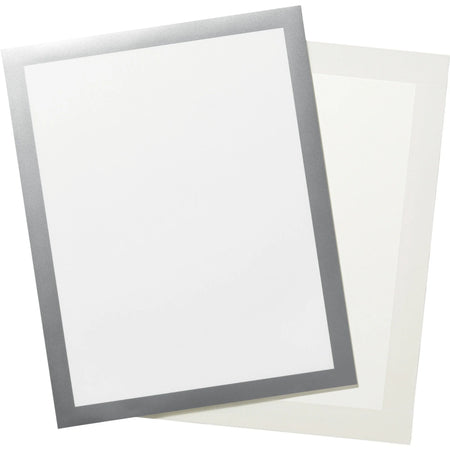DURABLE Duraframe Tabloid Adhesive Frames - Magnetic Silver - 11’’ x 17’’ - 2 Pack - Signs & Nameplates