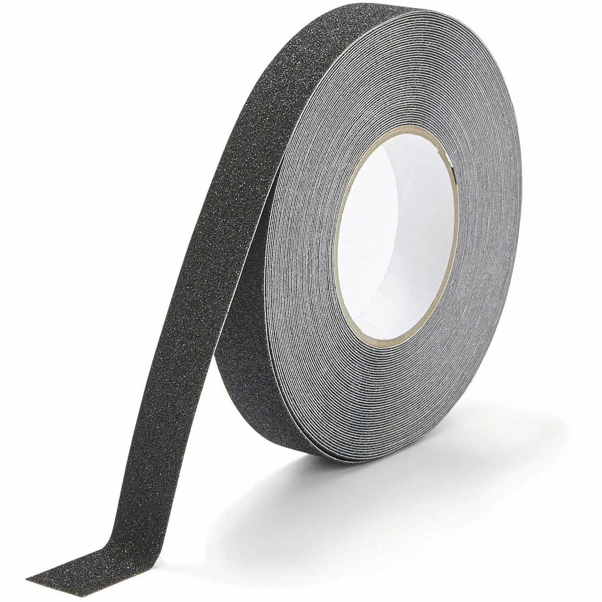 DURABLE GRIP Anti-Slip Tape: 16.40 yd Length x 0.98’’ Width - Black - Abrasion Resistant - Safety Tape