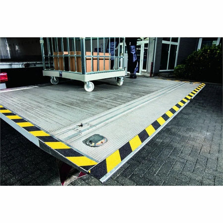 DURABLE GRIP+ Anti-Slip Tape: 16.40 yd Length x 1.97’’ Width - Yellow/Black - Abrasion & Slip Resistant - Safety Tape