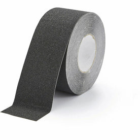 DURABLE GRIP Anti-Slip Tape: 16.40 yd Length x 2.95’’ Width - Black - For Floor Marking & Safety - Tape