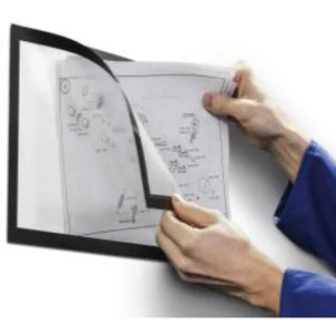 DURABLE Magnetic Folding Infoframe: Metal-mountable Insertable Foldable - Signs & Nameplates