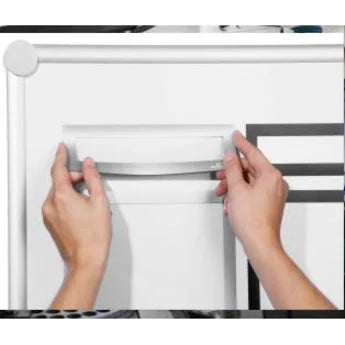 DURABLE Magnetic Folding Infoframe: Metal-mountable Insertable Foldable - Signs & Nameplates