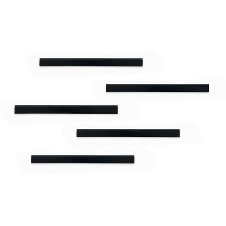 DURABLE Magnetic Strip Hanging Rail - Black (10-Pack) - Bulletin Boards