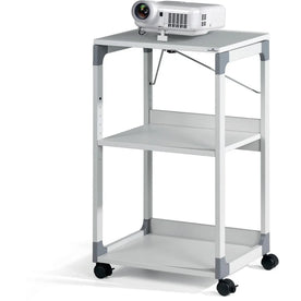 DURABLE Overhead Trolley: 3-Shelf System for Beamer - Metal/Plastic - Gray - Carts