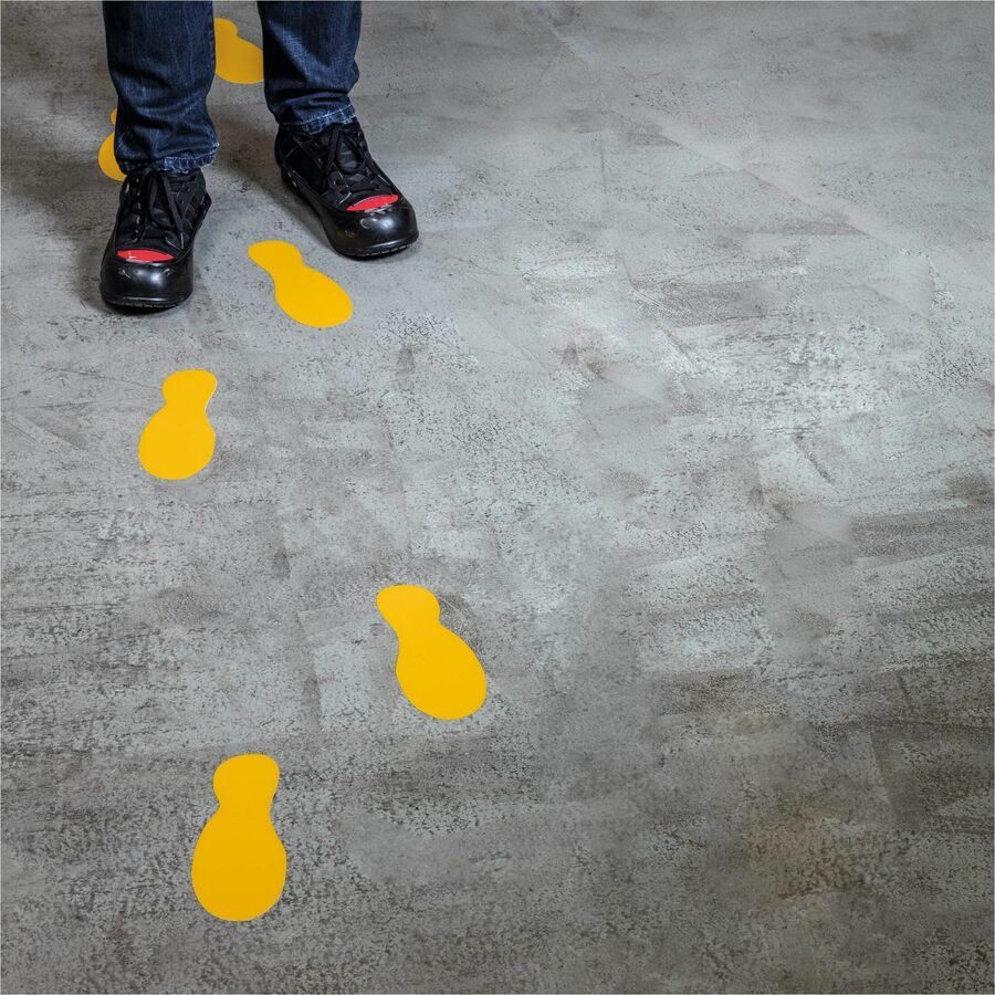 DURABLE Floor Marking Shape: 'Foot' - 5 Pairs - Alternate-Image2