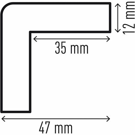 DURABLE Corner Protection Profile C35 - 5 PK - Alternate-Image2