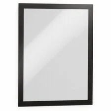 DURABLE Self-adhesive Frames - 9’’ x 14’’ Frame Size - Holds 8.50’’ 11’’ Insert - Rectangle - Horizontal Vertical