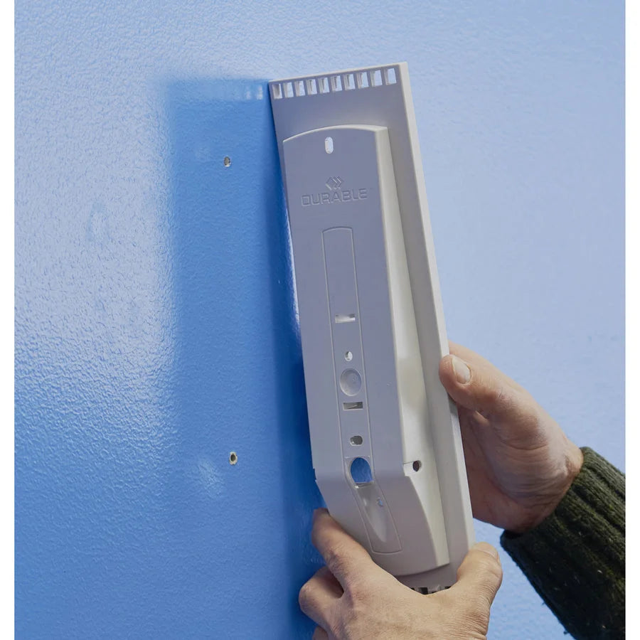 DURABLE Sherpa 10-Panel Wall Reference System: Expandable Removable Sleeve - Catalog Racks/Reference Display