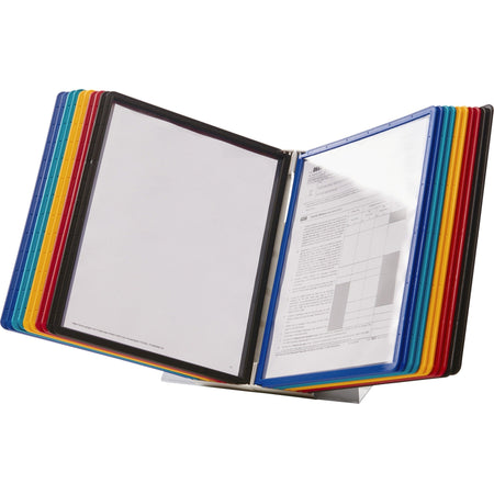 DURABLE Vario 20 Expanding Desk System: Eco-friendly Heavy Duty - Catalog Racks/Reference Display