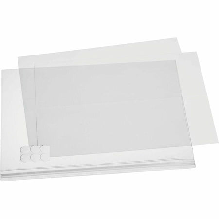 DURABLE Water Resistant Pockets, Tabloid, Self-Adhesive - 5 PK - Alternate-Image2