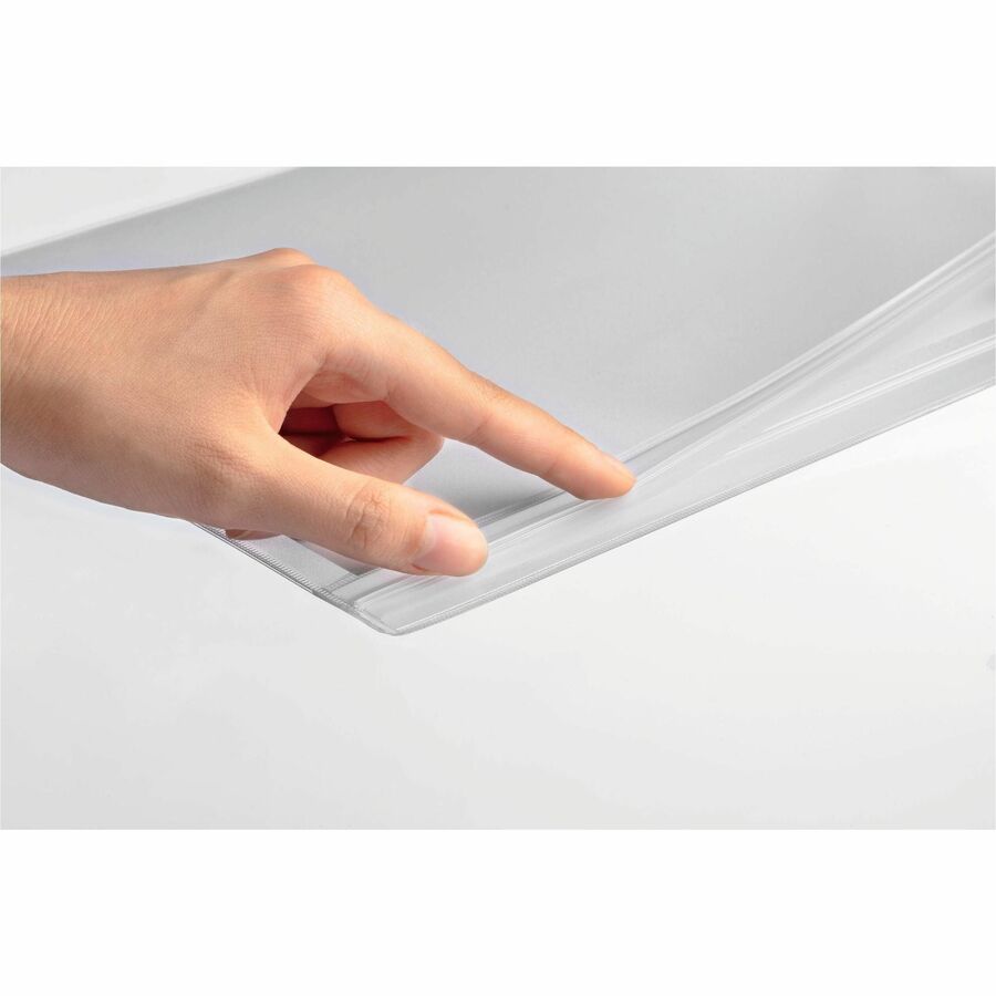 DURABLE Water Resistant Pockets, Tabloid, Self-Adhesive - 5 PK - Alternate-Image4