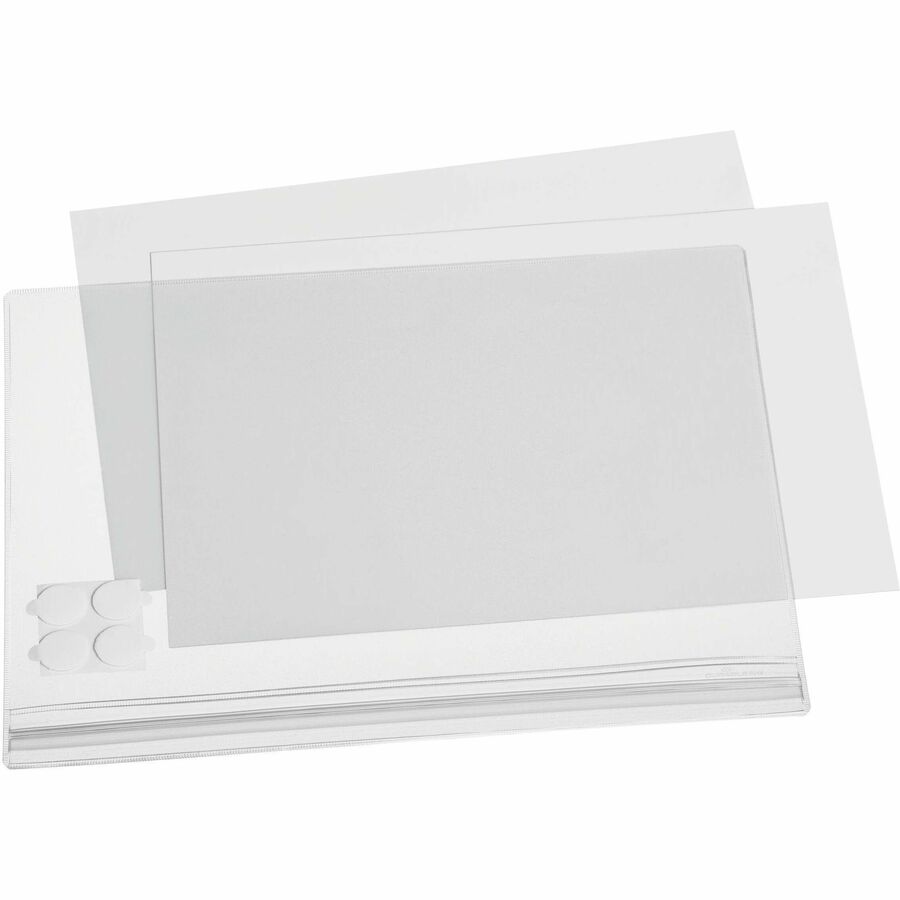 DURABLE Water Resistant Pockets, Letter, Self-Adhesive - 5 PK - Alternate-Image2