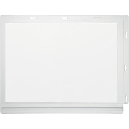 DURABLE Water-Resistant Document Pockets: Transparent 10.31’’ x 13.39’’ - 5/Pack - Signs & Nameplates