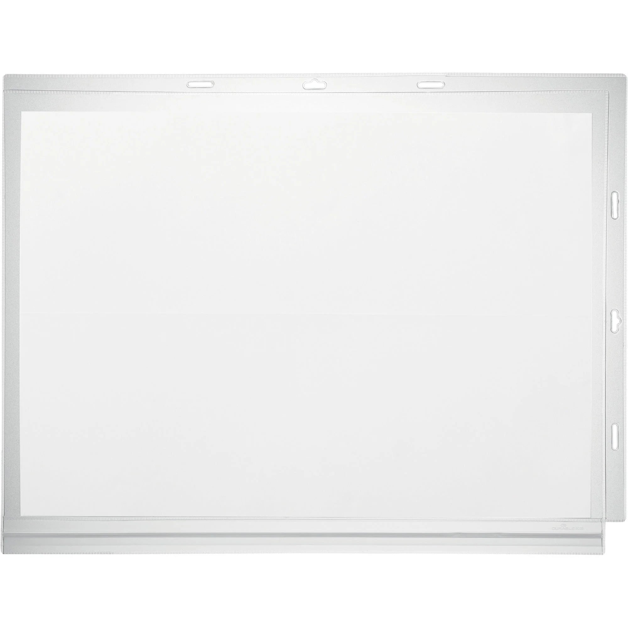 DURABLE Water-Resistant Document Pockets: Transparent 13.78’’ x 18.11’’ - 5/Pack - Signs & Nameplates