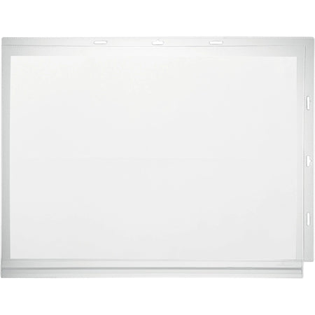DURABLE Water-Resistant Document Pockets: Transparent 13.78’’ x 18.11’’ - 5/Pack - Signs & Nameplates