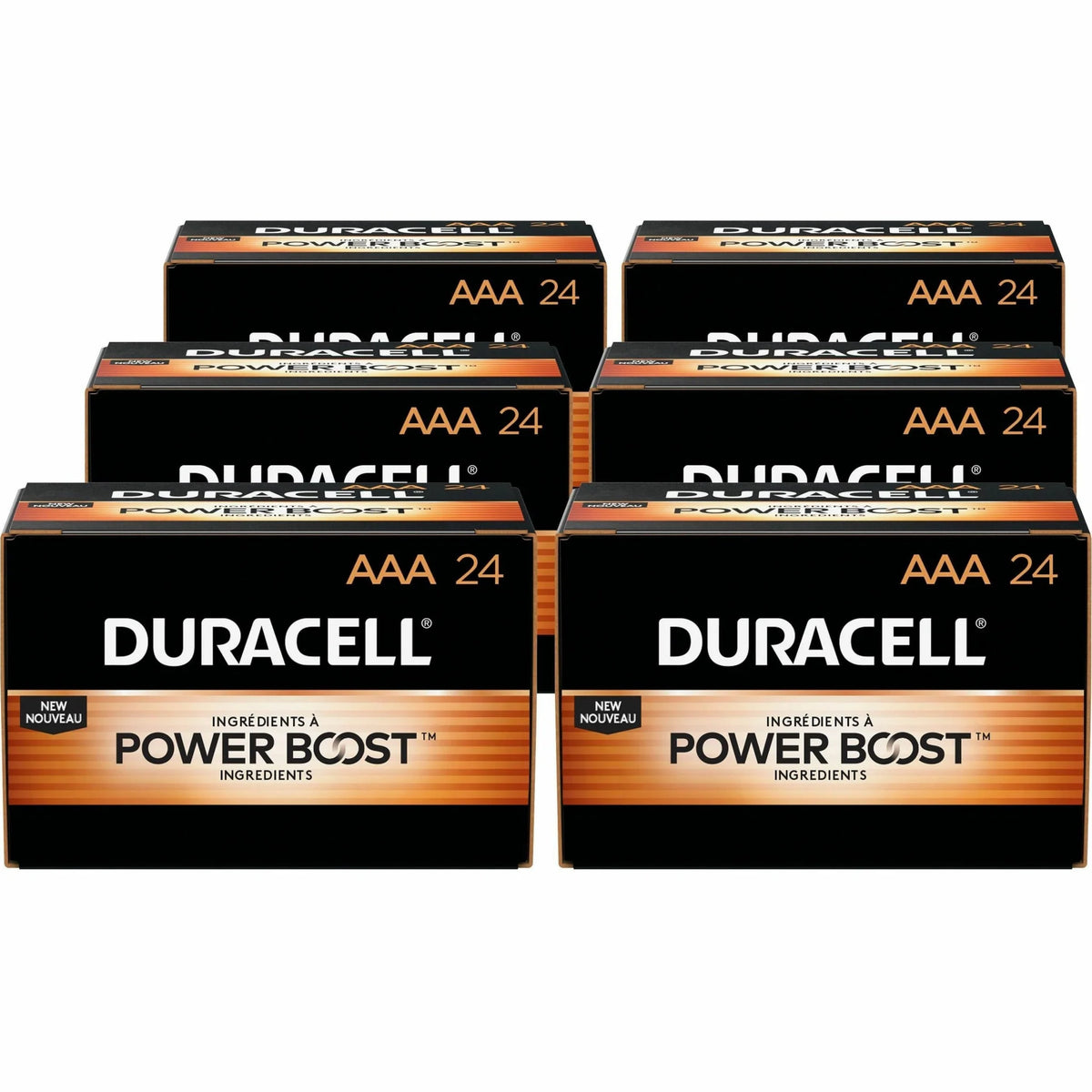 Duracell Coppertop AAA Batteries - 24 Boxes - 144 - & Battery Chargers