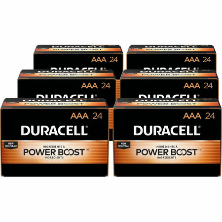 Duracell Coppertop AAA Batteries - 24 Boxes - 144 - & Battery Chargers